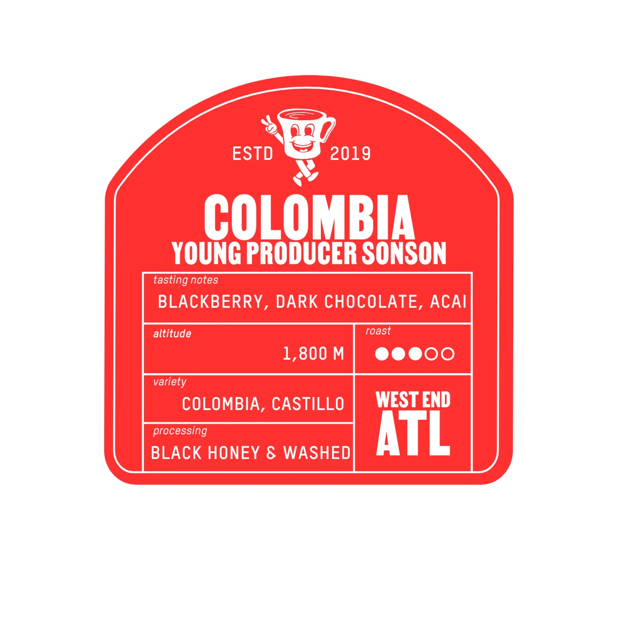 COLOMBIA, SONSON BLACK HONEY - Image 3
