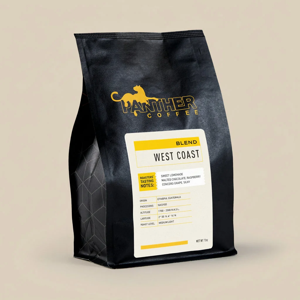 WEST COAST ESPRESSO - Panther Coffee Blend ··· (USDA ORGANIC) ···